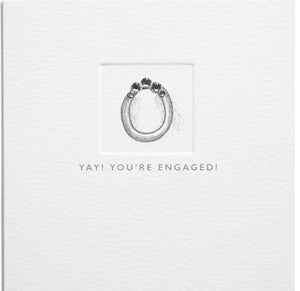 Yay ! You’re Engaged - Ooh la la - Greeting Card