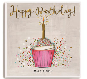 Make A Wish  - Happy Birthday   - Ooh La La  Greetings Card