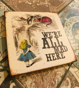 Alice in Wonderland Ceramic Coasters