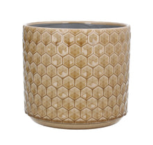 Load image into Gallery viewer, Ceramic Pot Cover Honeycomb
