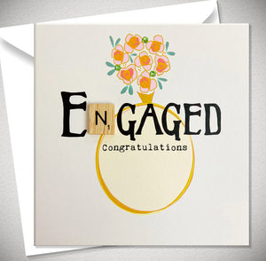 Engaged’ - Bexy Boo - Greeting Card