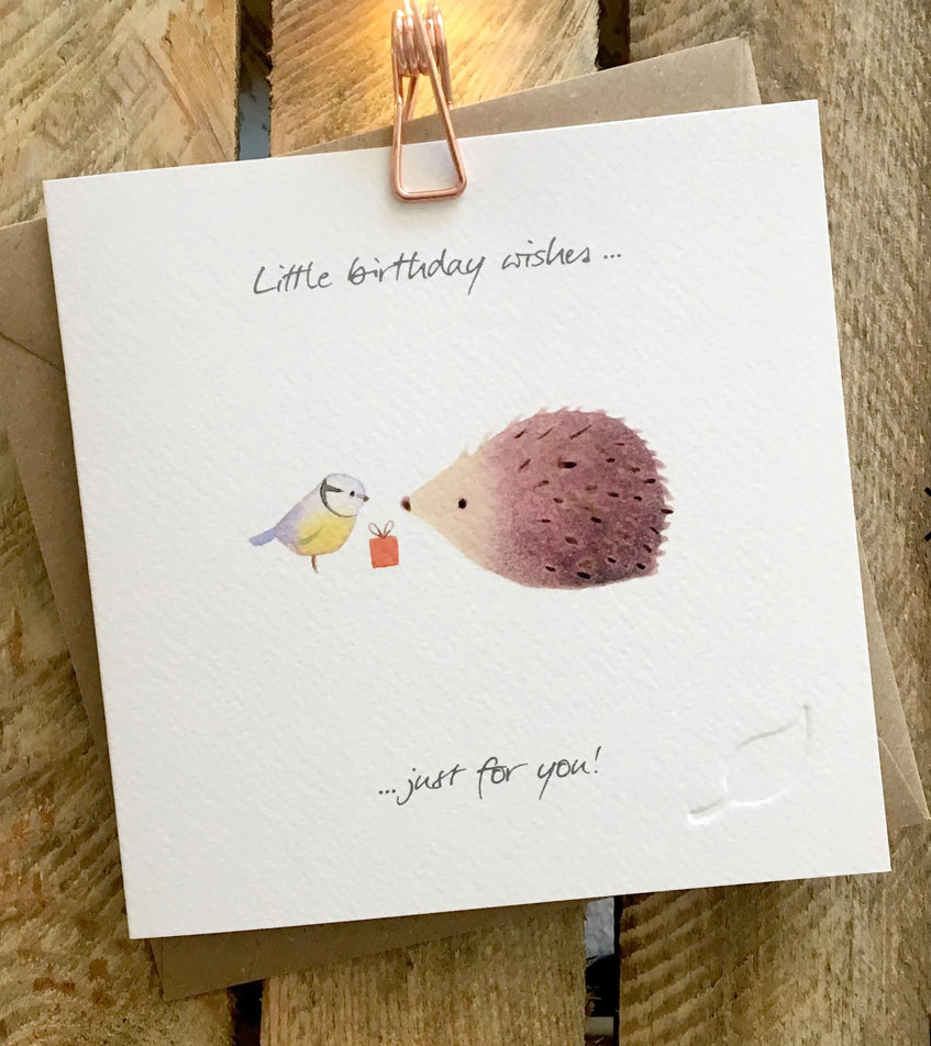 Little Birthday Wishes….Just for you !~Ginger Betty Greeting Cards
