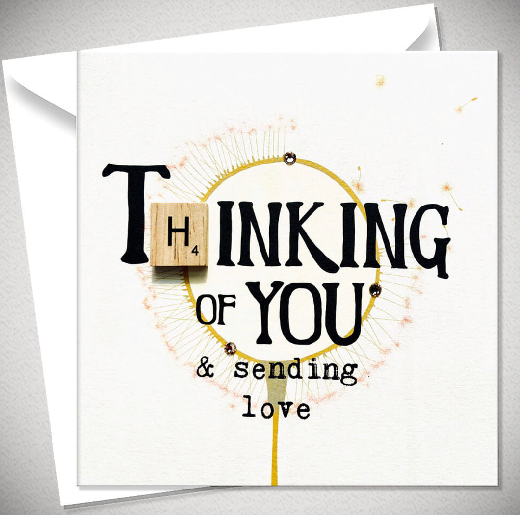 Thinking Of You And Sending Love - Bexy Boo - Greeting Card