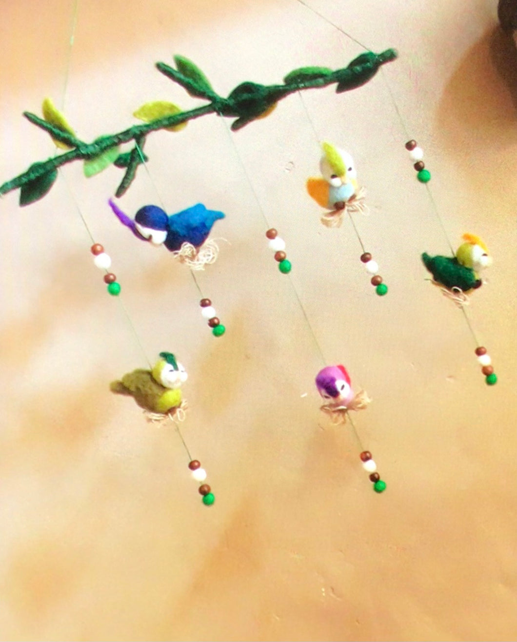 Bird Wall Felt Hanging Mobile