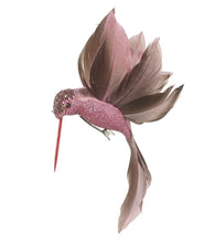 Load image into Gallery viewer, Pink Bird With Feather Wings decoration clip
