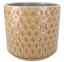 Load image into Gallery viewer, Ceramic Pot Cover Honeycomb
