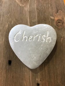 Stone Sentiment Hearts