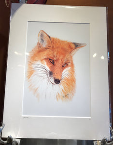 Large Picture Print Artwork “ Fire Fox “