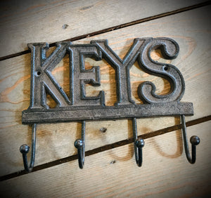 Cast Iron Keys Hook