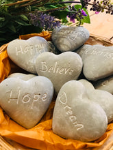 Load image into Gallery viewer, Stone Sentiment Hearts
