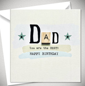 Dad ‘ you are the best!’ - Bexy Boo - Greeting Card