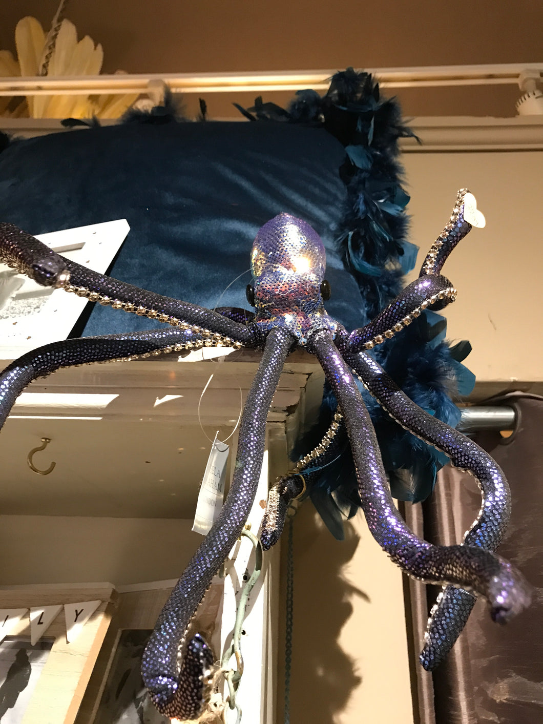 Fabric Sequin Octopus