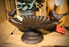 Load image into Gallery viewer, Cast Iron Bird Bath
