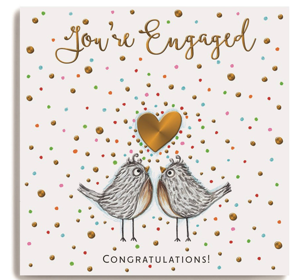 You’re Engaged - Congratulations  - Ooh La La  Greetings Card
