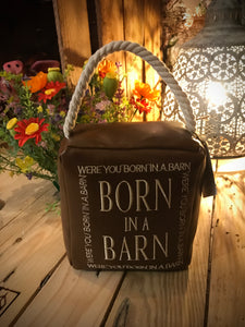 Born in a Barn Doorstop