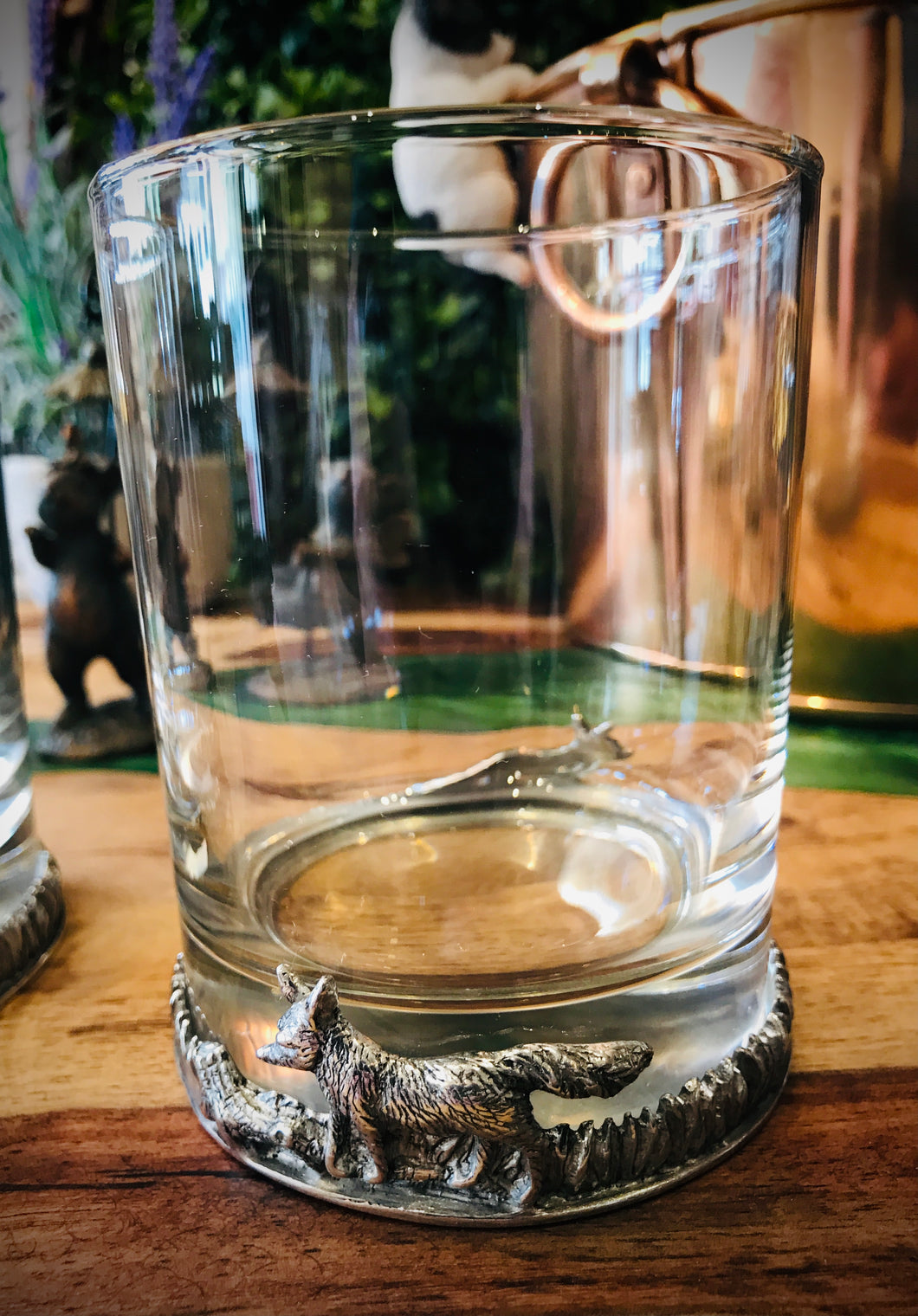 Fox Pewter Whiskey Tumbler