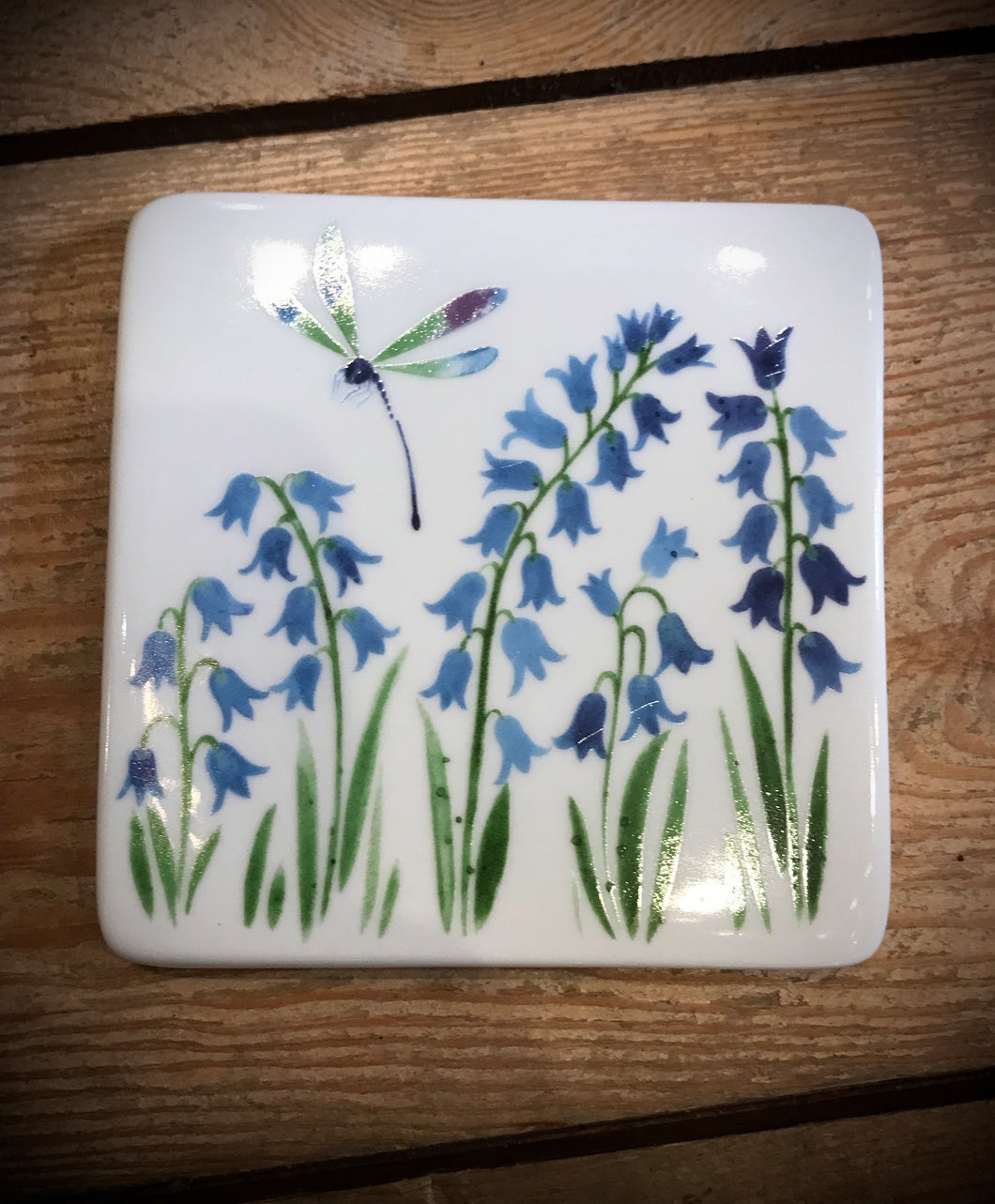 Bluebells Ceramic Coaster Single