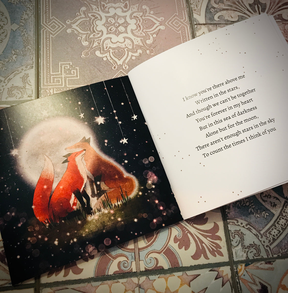 Watching From The Stars' Mini Book ’ Fox Under The Moon Mini Book