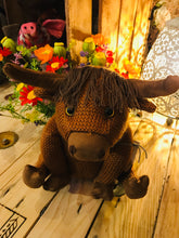 Load image into Gallery viewer, Mull the Highland Cow Door Stop
