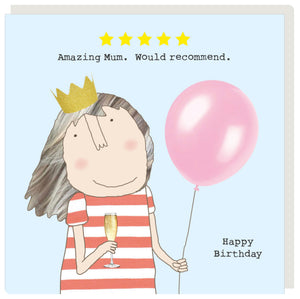 Five Star Mum - Greeting Cards -  Rosie Made A Thing