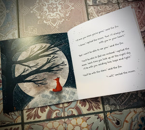 Watching From The Stars' Mini Book ’ Fox Under The Moon - Mini Book