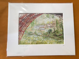 Into The Mist Ironbridge Artwork Print