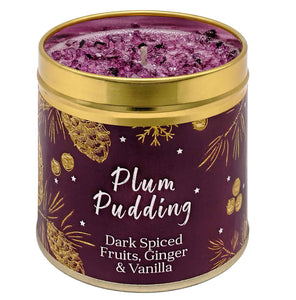 Christmas Elegance Collection – Plum Pudding Candle