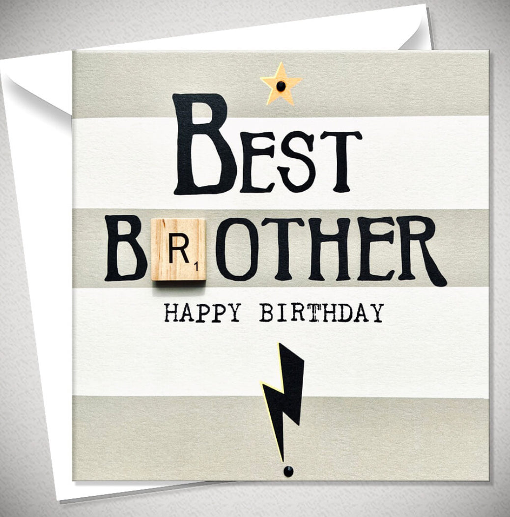 Best Brother’ - Bexy Boo - Greeting Card