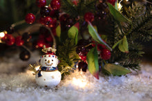 Load image into Gallery viewer, Snowman Trinket Box
