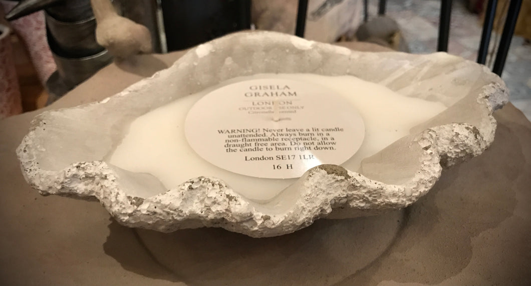 Citronella Clam Shell Candle