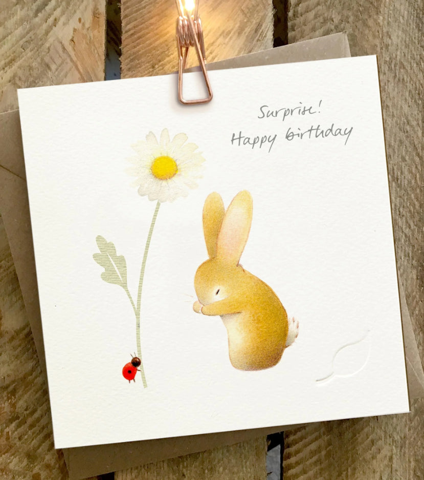 Surprise ! Happy Birthday ~Ginger Betty Greeting cards