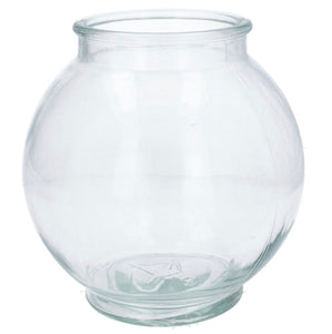 Glass Vase 21cm - Clear Ball