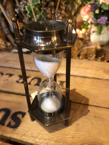 Sand Timer with Compass