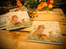 Load image into Gallery viewer, Fox and Hare Coasters
