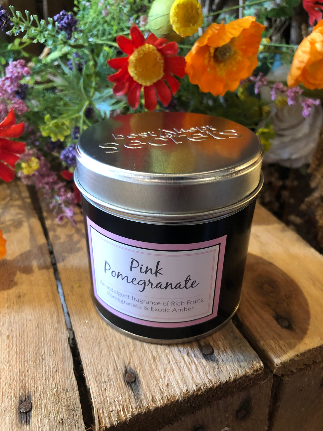 Pink Pomegranate Candle