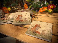 Load image into Gallery viewer, Fox and Hare Coasters
